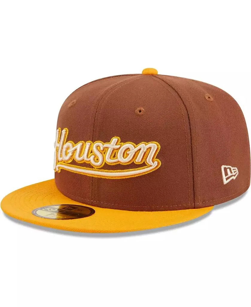 New Era Men's Brown Houston Astros Tiramisu 59FIFTY Fitted Hat 3