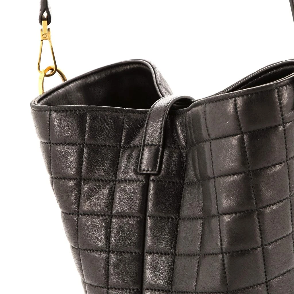 Yves Saint Laurent Cecile Bucket Bag Quilted Leather Medium 6