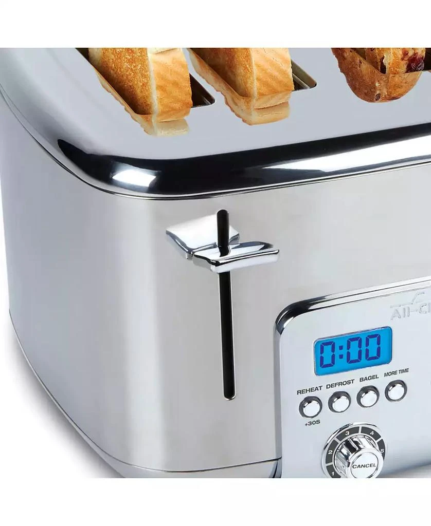 All-Clad Digital Stainless Steel 8.9" Toaster, 4 Slice 6