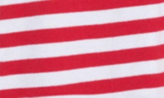 Little Me Reindeer Stripe Footie 3