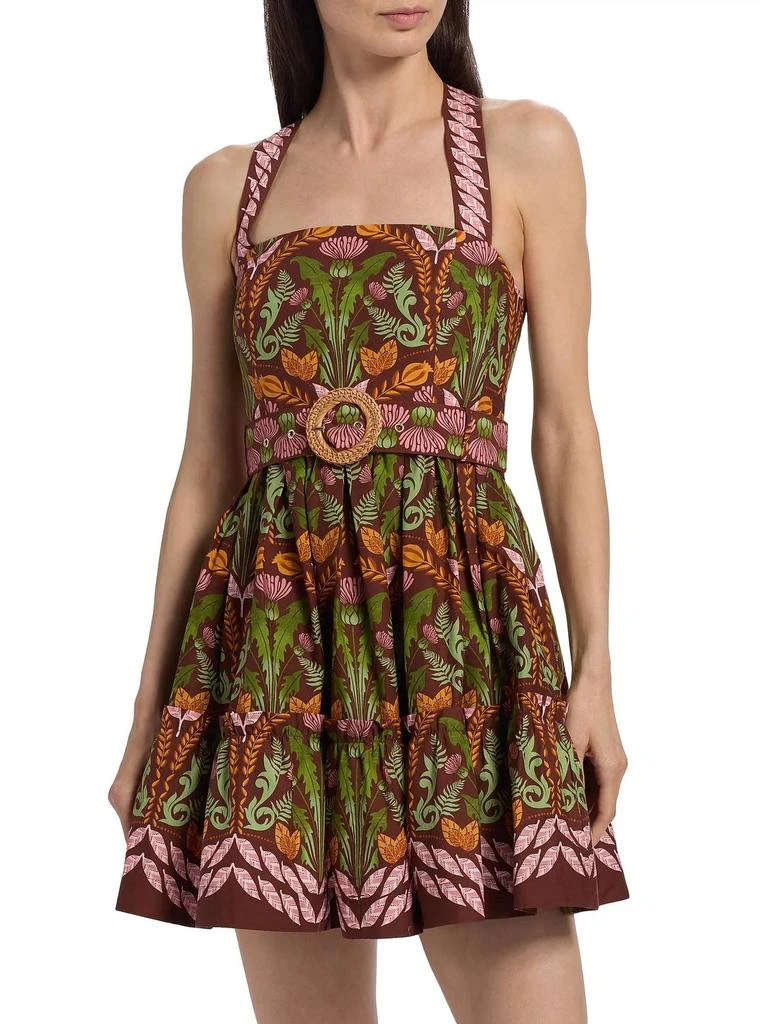 knee length dresses for ladies Calypso Bustier Midi Dress in Eyelet main image 0
