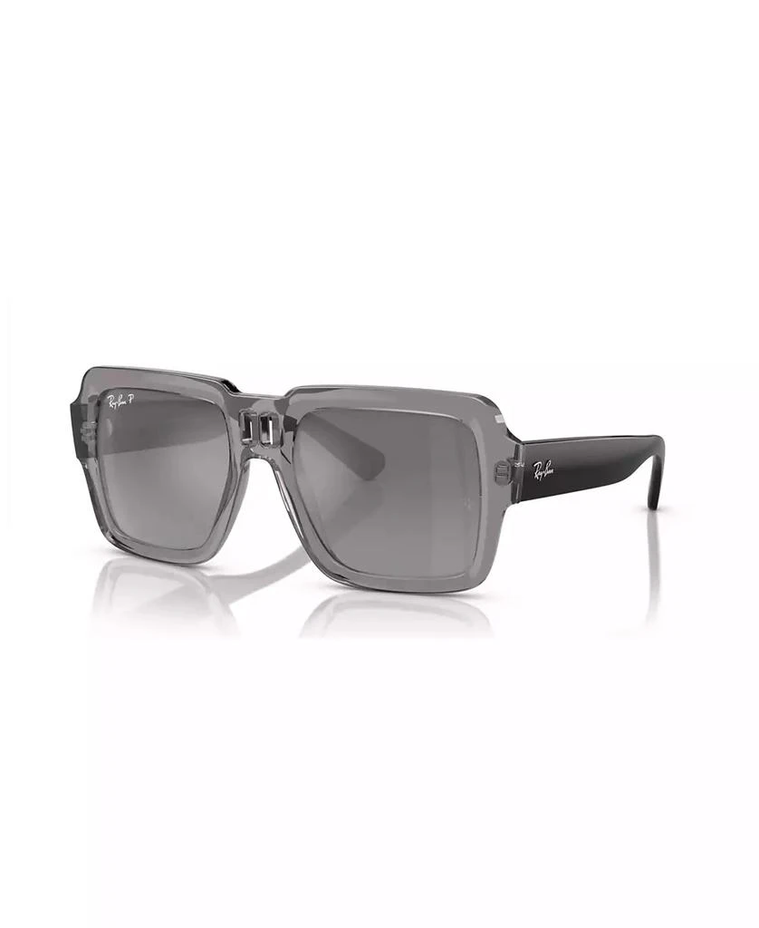 Ray-Ban Unisex Magellan Polarized Sunglasses, Mirror Gradient RB4408 1