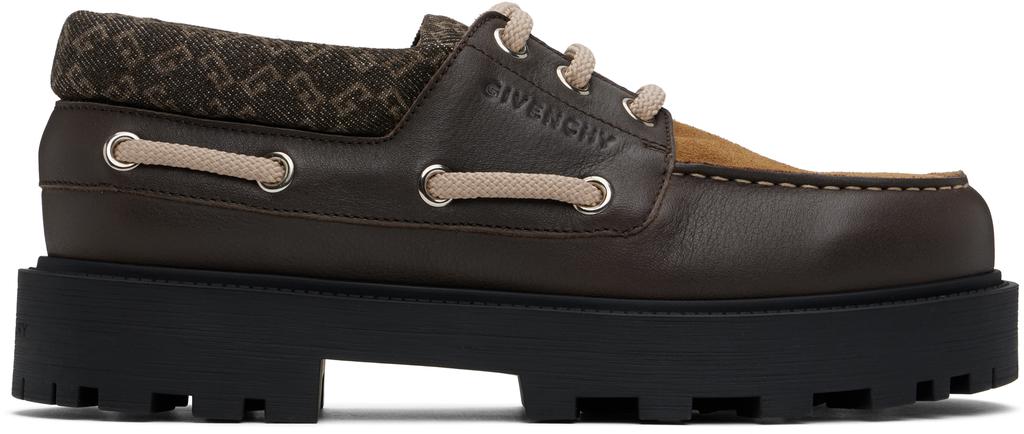 Givenchy Brown Storm Boat Shoes