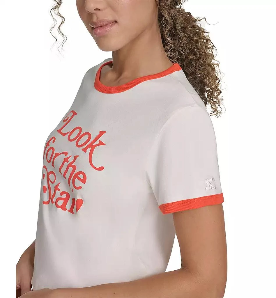 Starter Women's Cotton Look for The Star Graphic T-Shirt 3