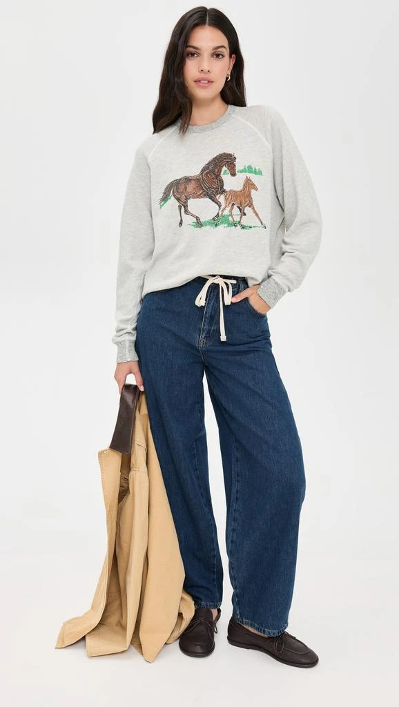 The Great The College Sweatshirt with Running Horses 4