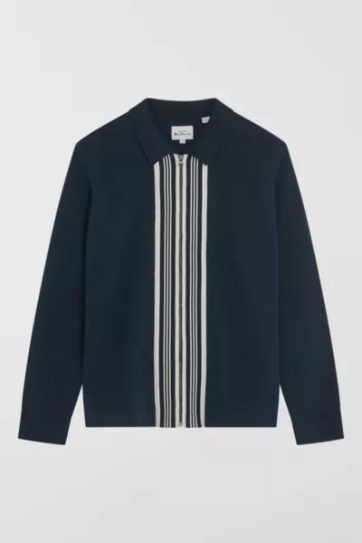 Ben Sherman Ben Sherman Textured Zip Through Sweater