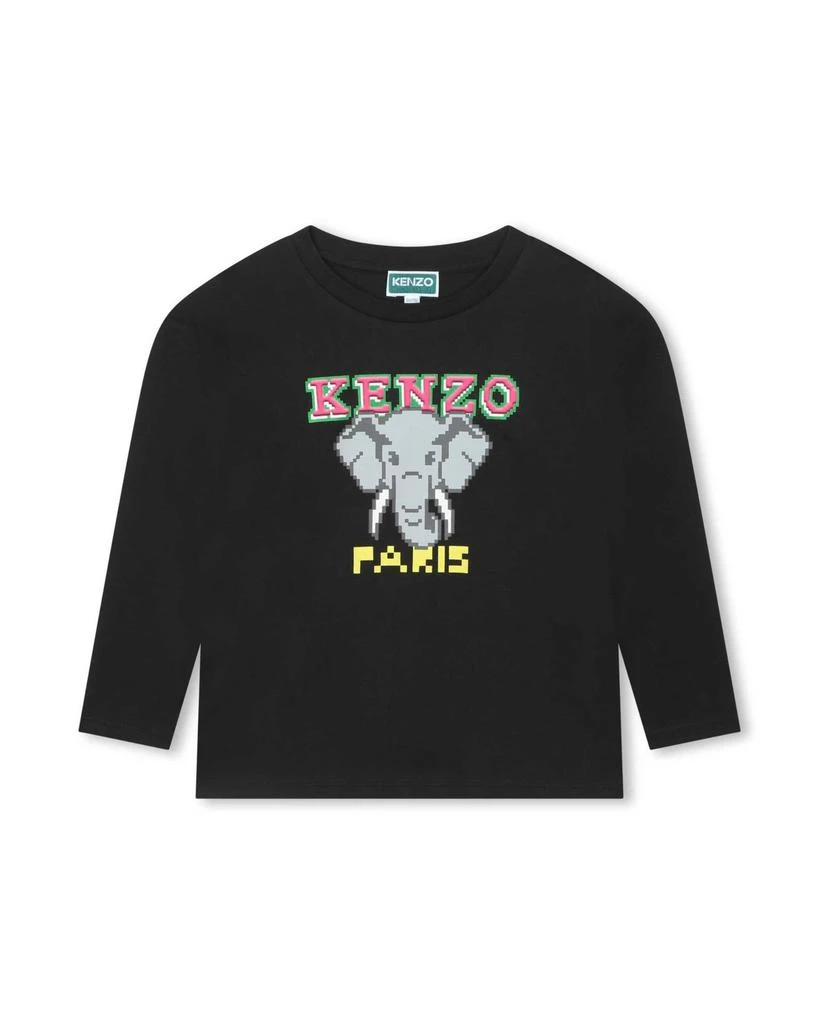 Kenzo Kids T-Shirt Manches Longues Slate - Enfant Fille - Kenzo Kids 1