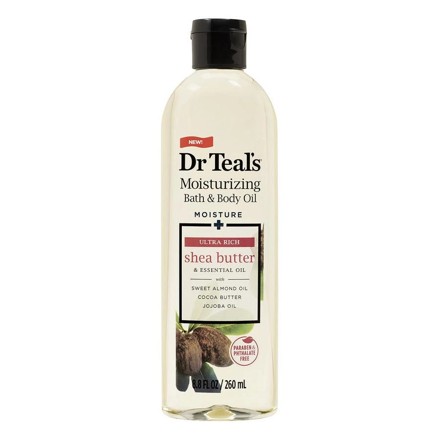 Dr Teal
S Unisex Moisture + Ultra Rich Shea Butter
Essential Oil Body Oil 8.8 oz Fragrances 811068019930