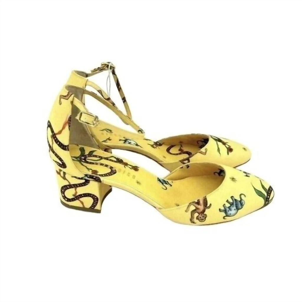 GIANNICO Giannico - Brighton Printed Ankle Block Heels 3