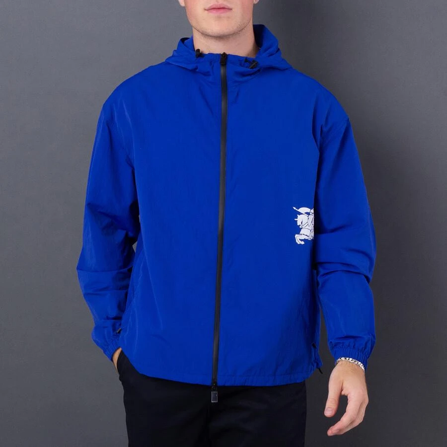 Burberry Equestrian Knight-Applique Hooded Jacket 1