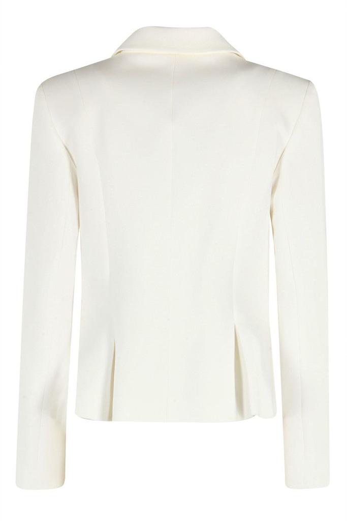 Nissa Short Flared Blazer With Jeweled Buttons