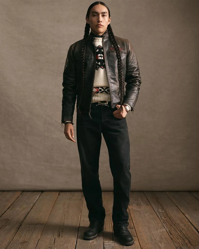 Ralph Lauren x TÓPA Unisex Star Winds Leather Jacket 1