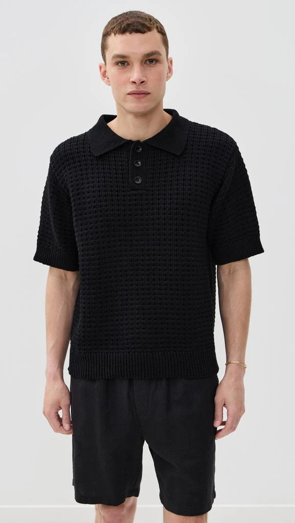 The Elder Statesman Nora Lite Check Unisex Polo 6