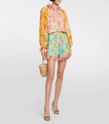 Zimmermann Raie floral playsuit 2