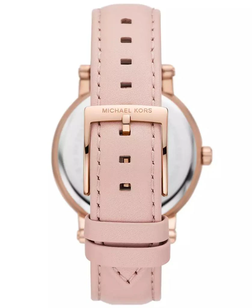 Michael Kors Women's Corey Three-Hand Blush Leather Watch 38mm 3