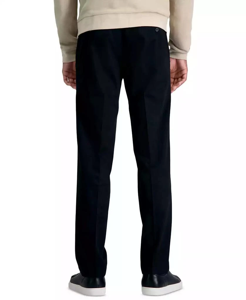 Haggar Men’s Premium No Iron Khaki Straight-Fit Stretch Flat-Front Pants 3