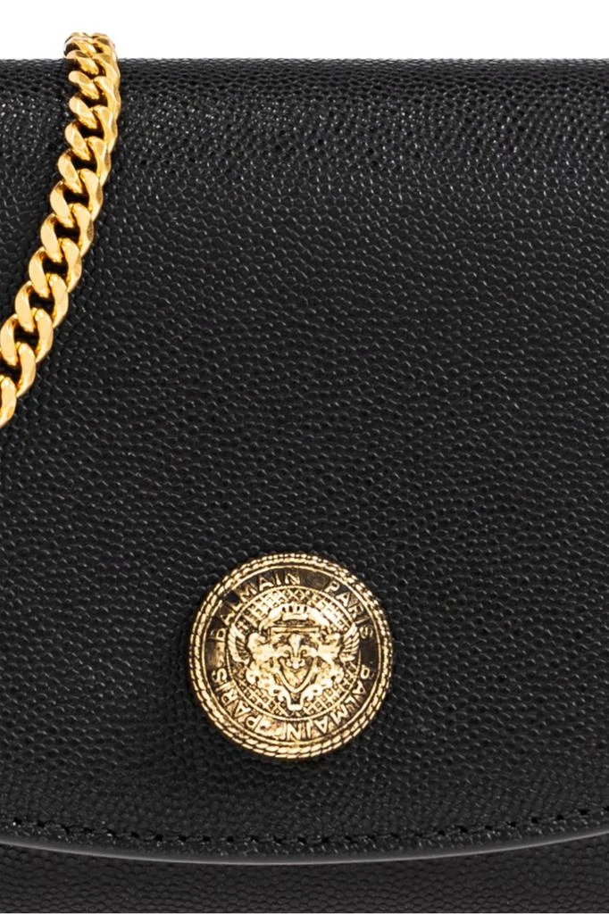 Balmain Balmain Button Detailed Chain Linked Wallet 5