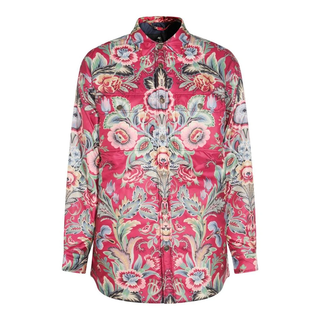 ETRO Etro Floral-Printed Long-Sleeved Coat from Cettire