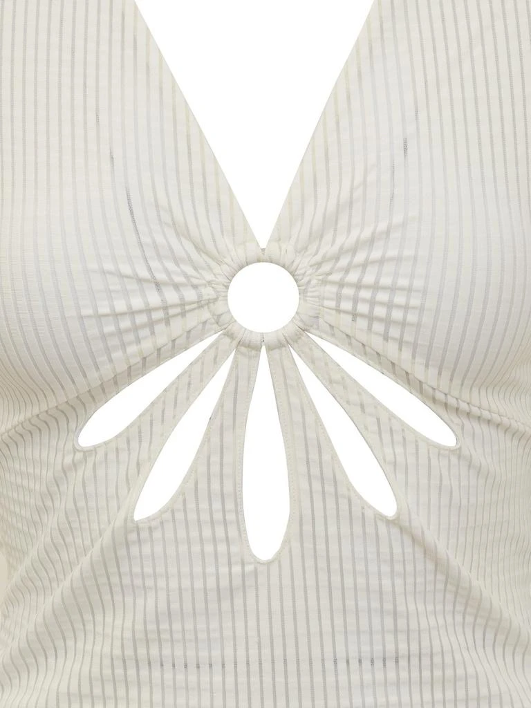 Collina Strada Collina Strada Sheer Sucker Long Sleeve Top 4
