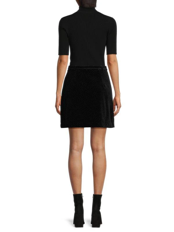 Theory Studded Mini Twofer Dress 2