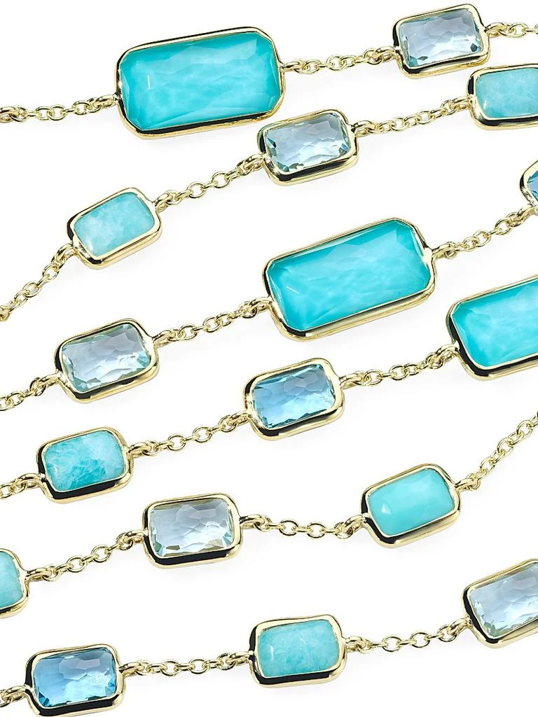 Ippolita Rock Candy Gelato 18K Yellow Gold 
Multi-Gemstone Station Necklace 2