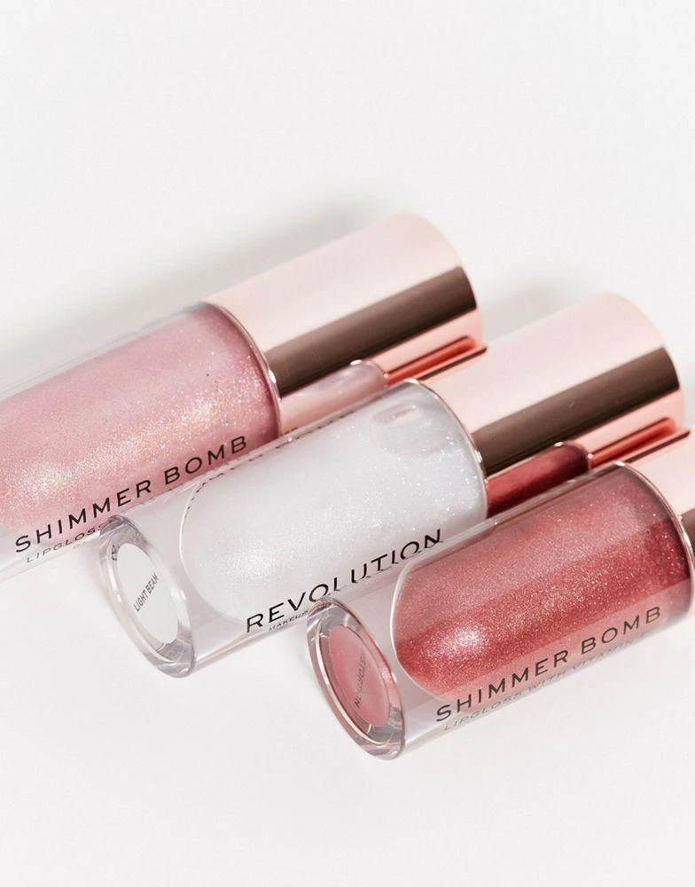 Revolution Revolution Shimmer Bomb Lip Gloss - Light Beam 4