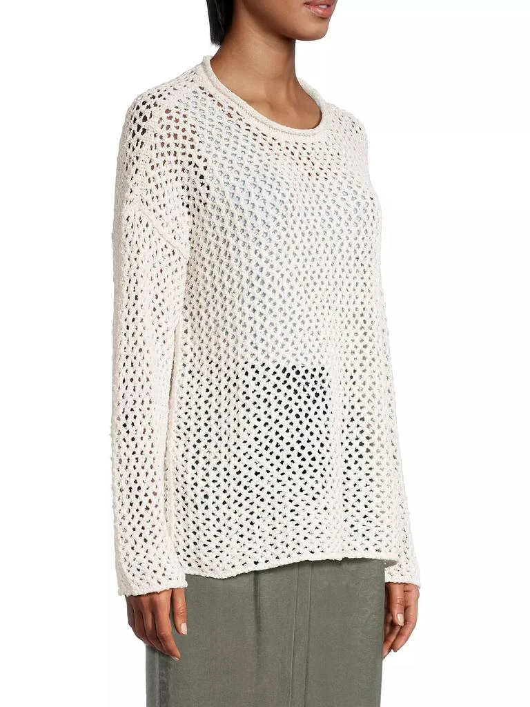 Eileen Fisher Net Cotton Sweater 4