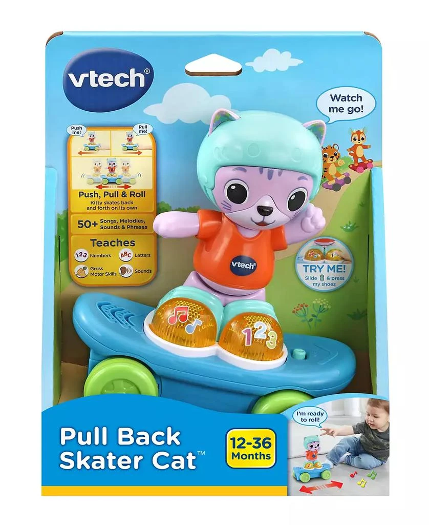 VTech Pull Back Skater Cat 2