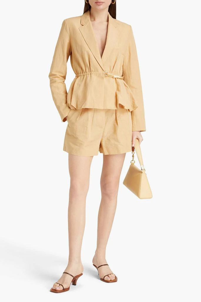 Ulla Johnson Talie cotton, linen and silk-blend blazer 2