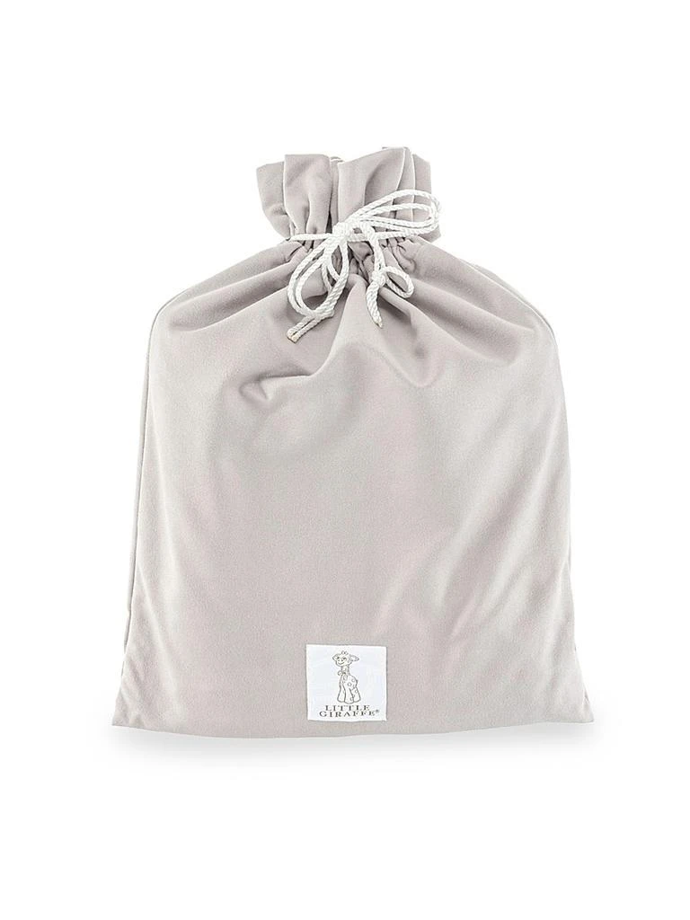 Little Giraffe Heart Satin-Trimmed Throw Blanket 6