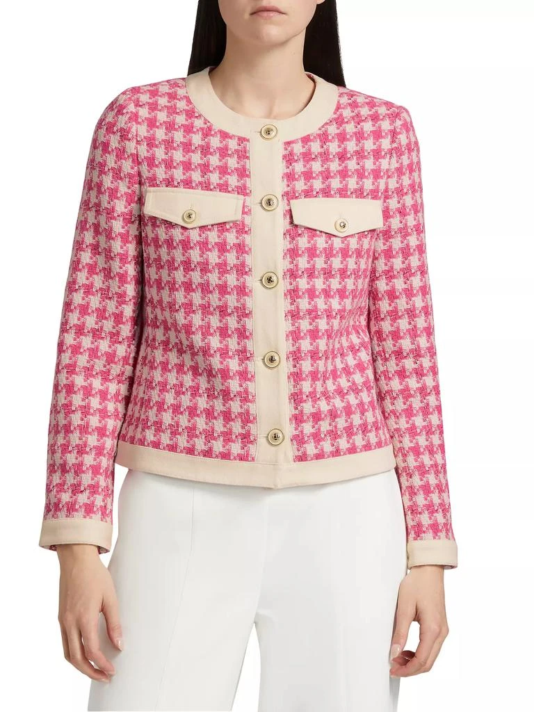 Tahari Farley Houndstooth Jacket 3