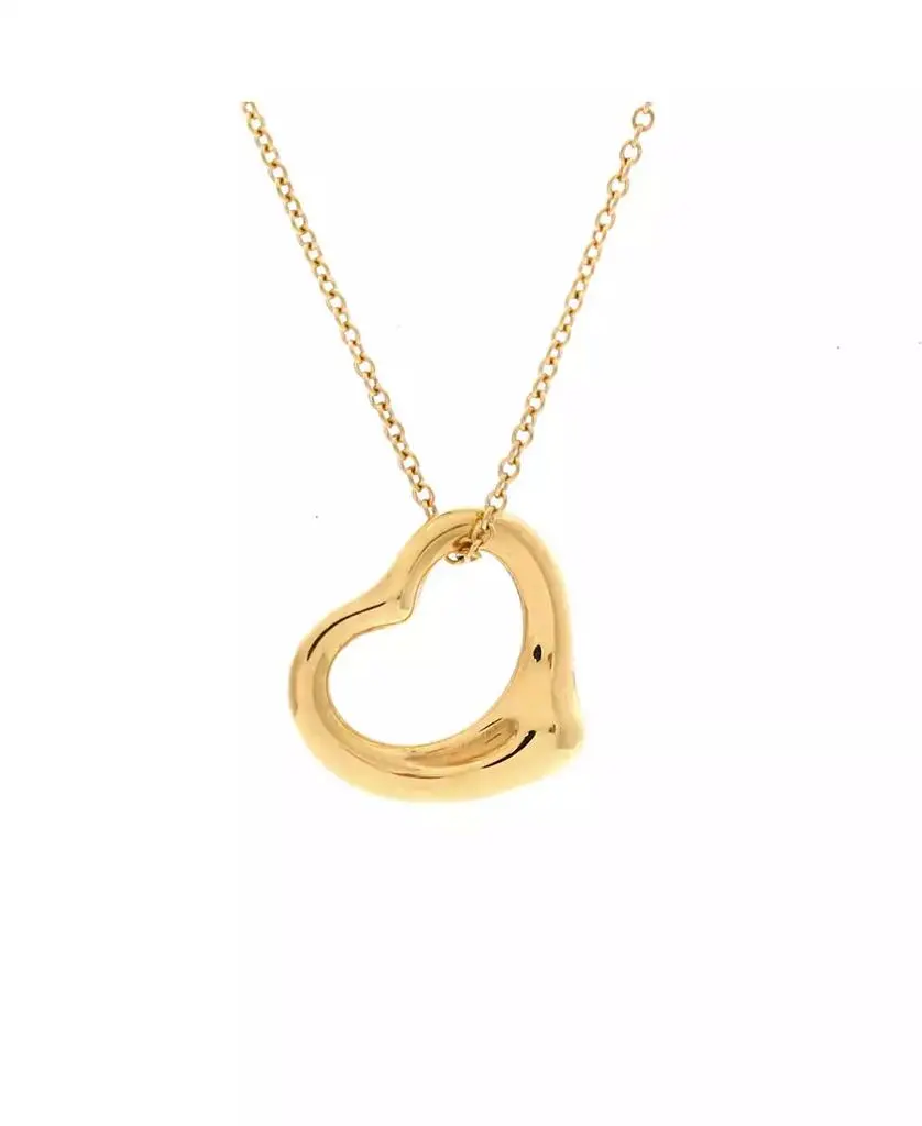 Pre-Owned Tiffany & Co Elsa Peretti Open Heart Pendant Necklace