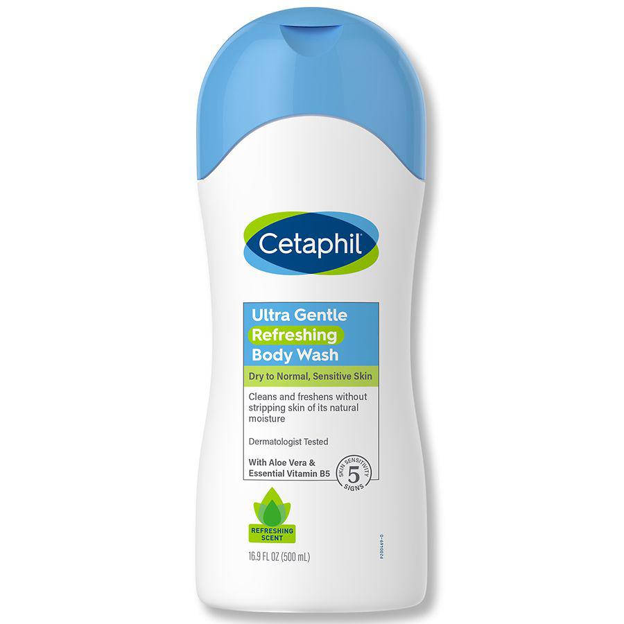 Cetaphil Ultra Gentle Body Wash, Refreshing Scent