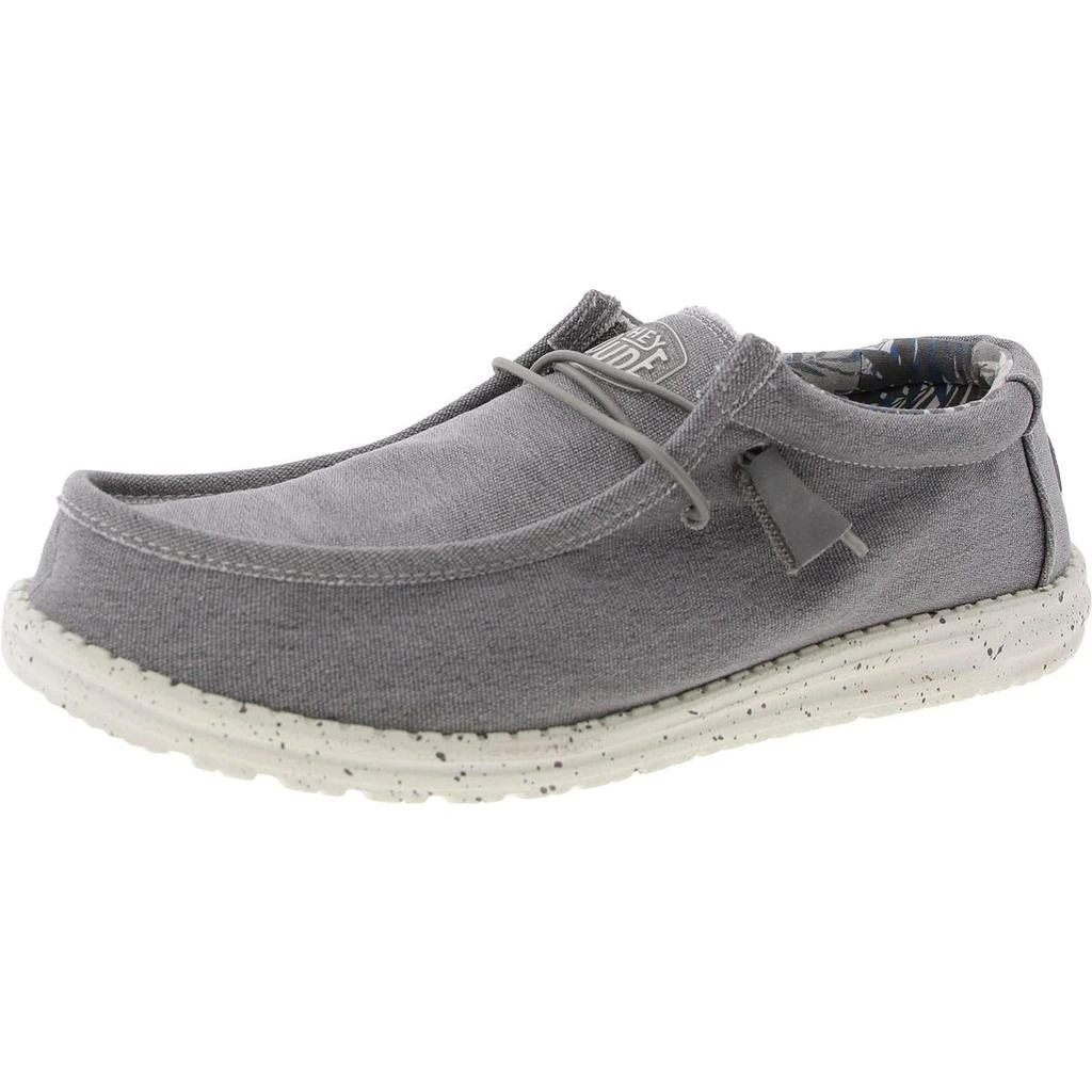 Hey Dude Wally Stretch Mens Canvas Slip On Loafers 1