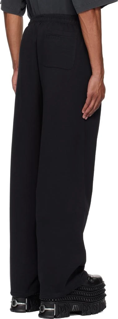 Vetements Black Embroidered Logo Sweatpants 3