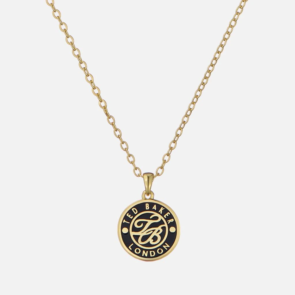 Ted Baker London Ted Baker Monella Monogram Gold-Plated Button Necklace 1