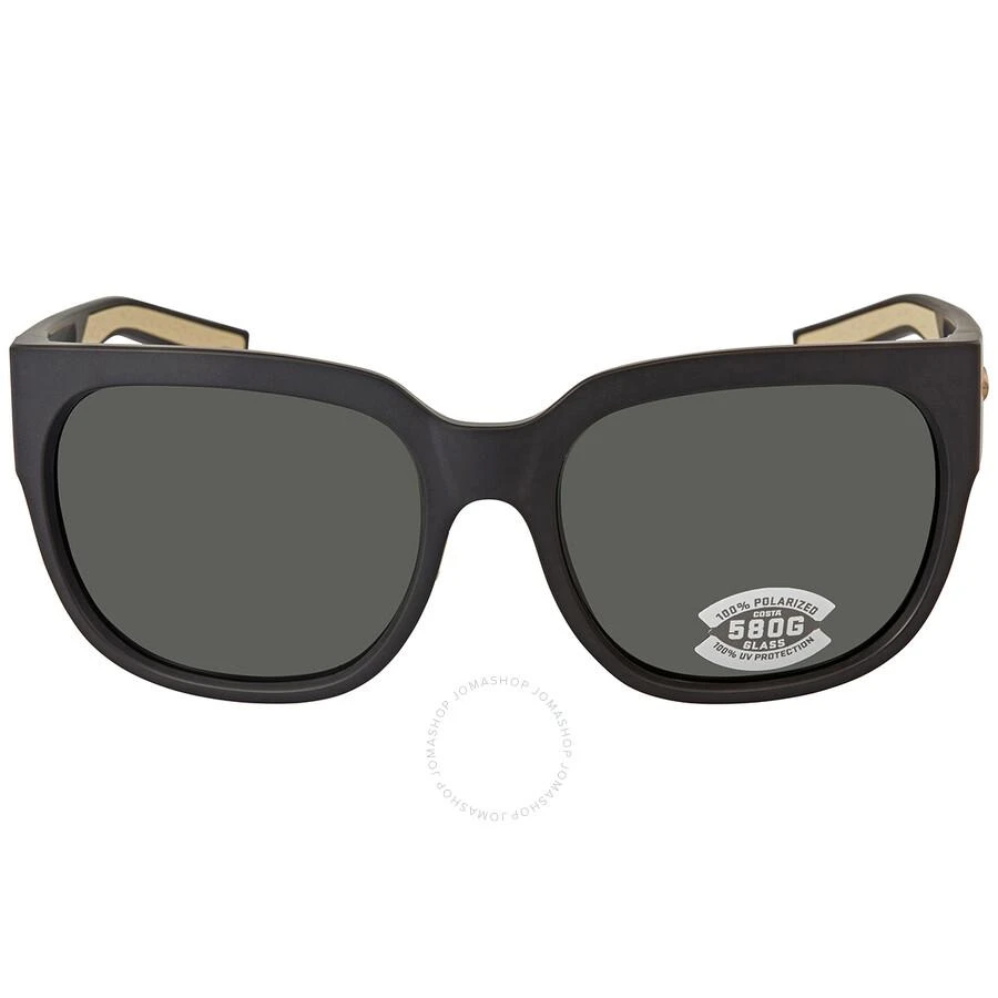 Costa Del Mar WATERWOMAN 2 Grey Polarized Glass Butterfly Ladies Sunglasses WTR 11 OGGLP 58 1