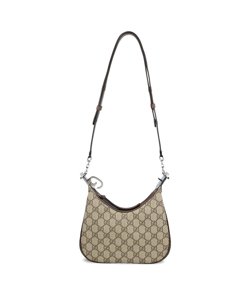 Gucci Gucci Attache Monogram Print Small Shoulder Bag