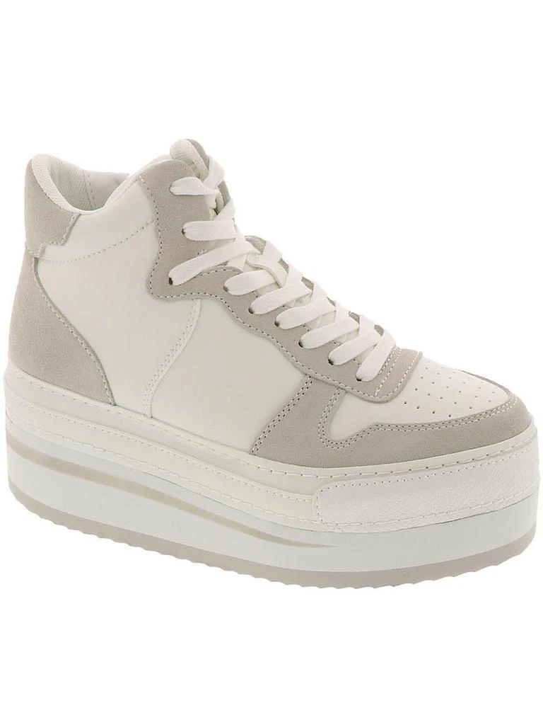 Steve Madden Brodie  Womens Leather Lifestyle High-Top Sneakers 3