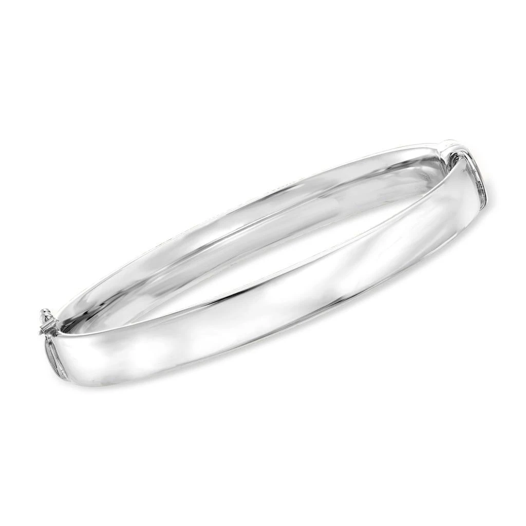 Ross-Simons Ross-Simons "Hamptons Stack" Set Of 4 Bangle Bracelets in 2-Tone Sterling Silver 3