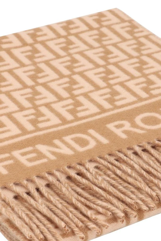 Fendi Fendi Scarf Ff In Wool And Cashmere 2