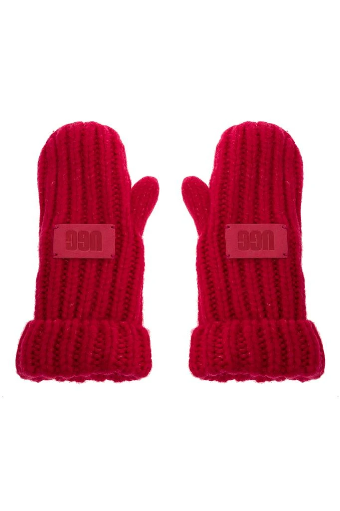 UGG Gloves with logo patch 3