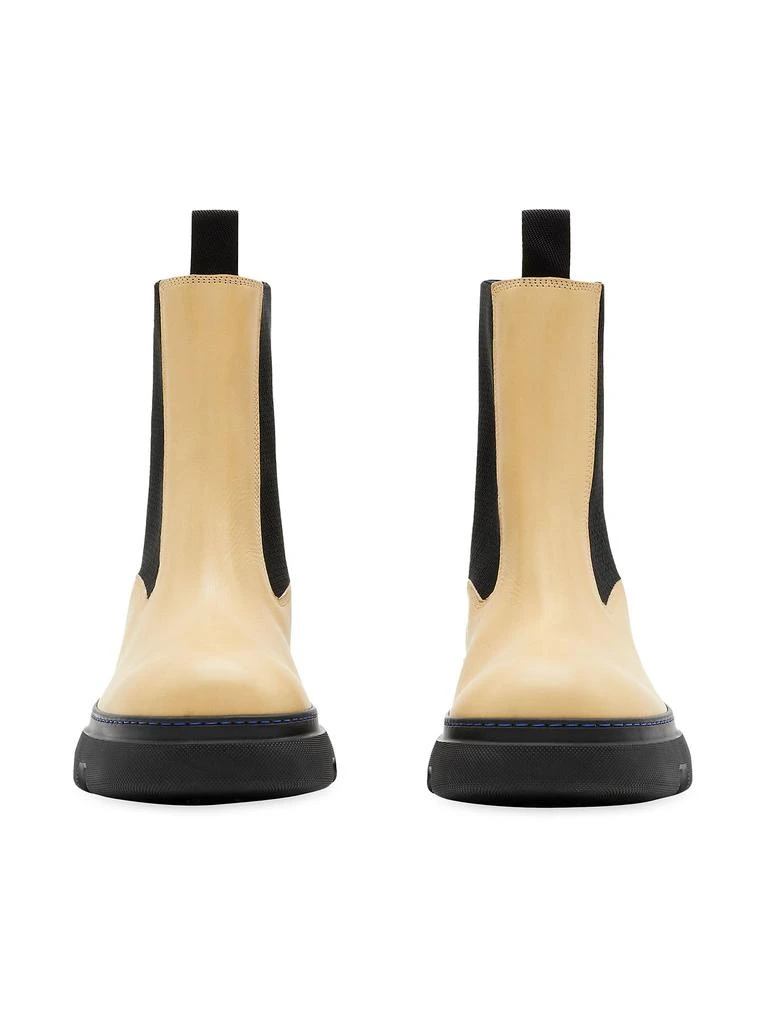 Burberry Creeper Leather Chelsea Boots 2