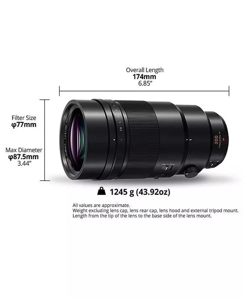 Panasonic Leica DG Elmarit 200mm f/2.8 Aspherical Lens for Micro Four Thirds 8