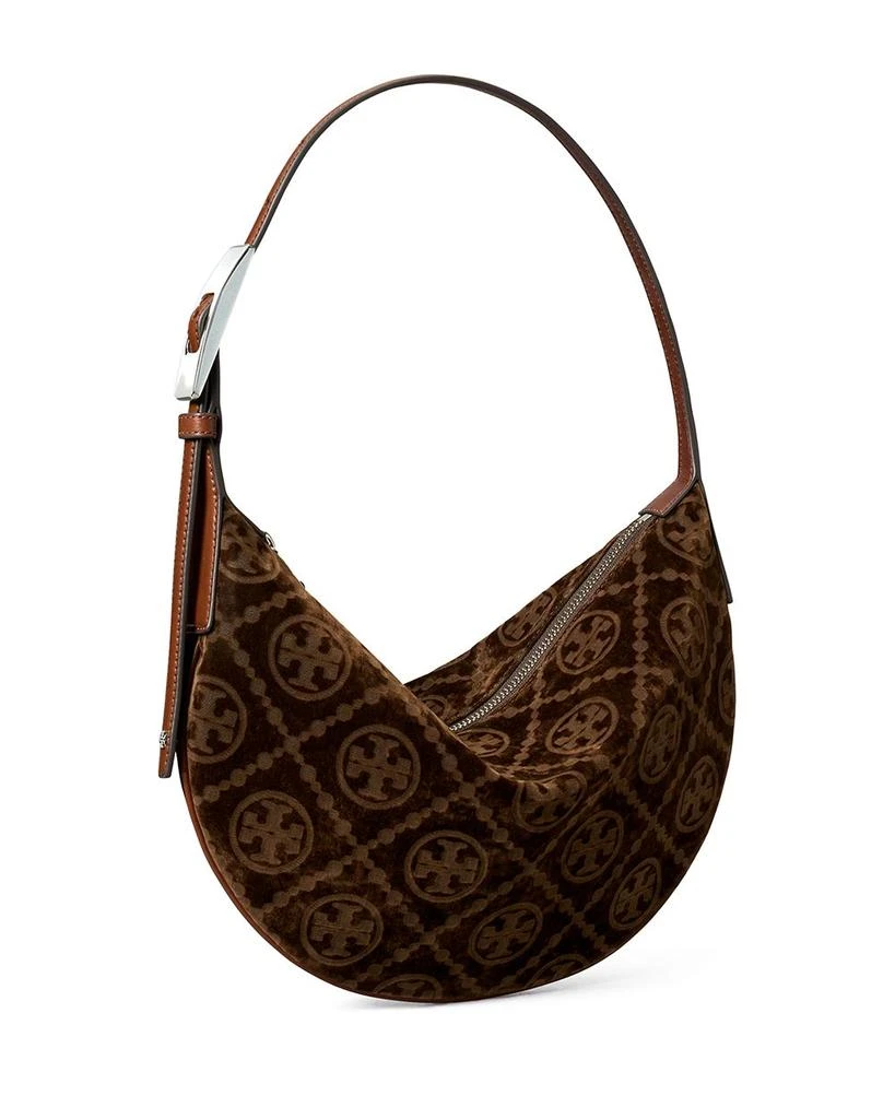 Tory Burch T Monogram Small Flocked Shoulder Bag 4