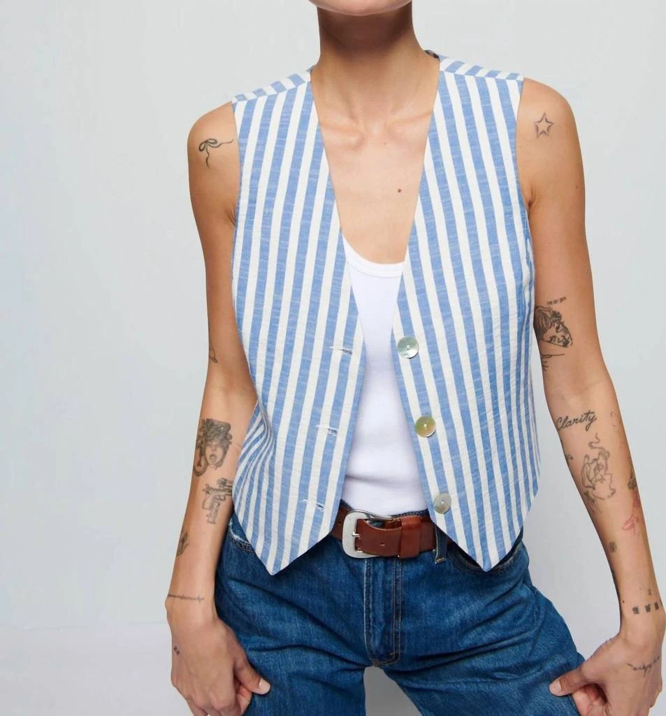 Nation LTD Nation Ltd - Maddie Stripe Vest 3