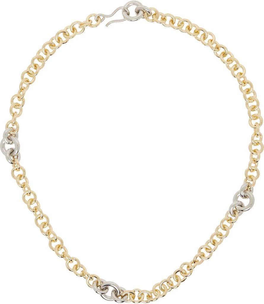 Laura Lombardi Gold & Silver Maglia Necklace 1