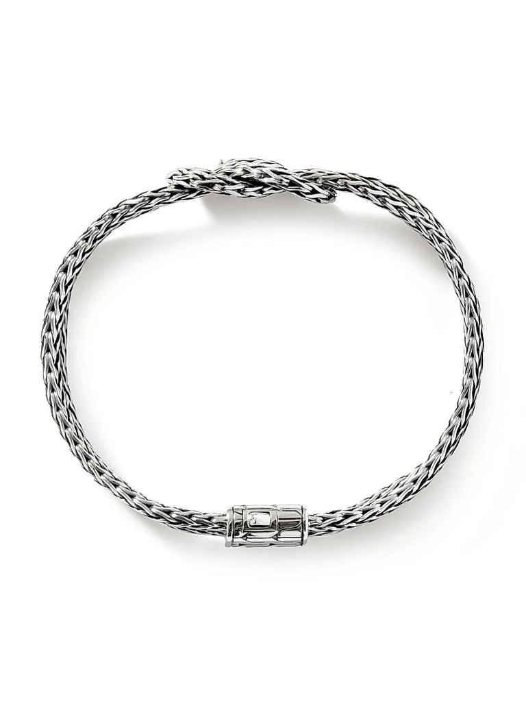 John Hardy Love Knot Sterling Silver Double-Chain Bracelet 4