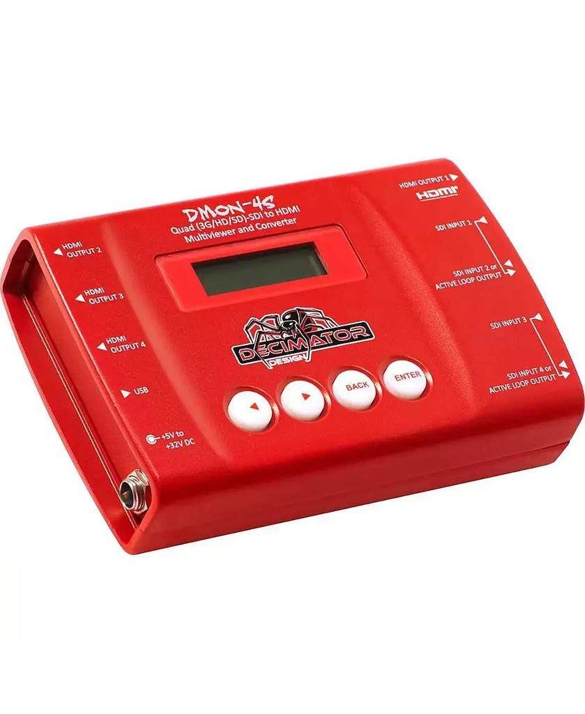 Decimator DMON-4S Quad (3G/HD/SD)-SDI to HDMI Multiviewer and Converter