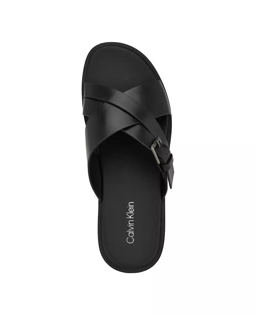 Calvin Klein Men's Elon Casual Slip-On Flat Sandals 4